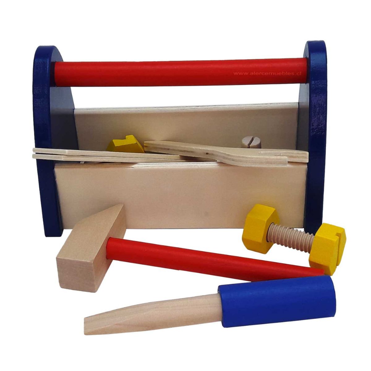 OEM - CANASTO HERRAMIENTAS MADERA MONTESSORI