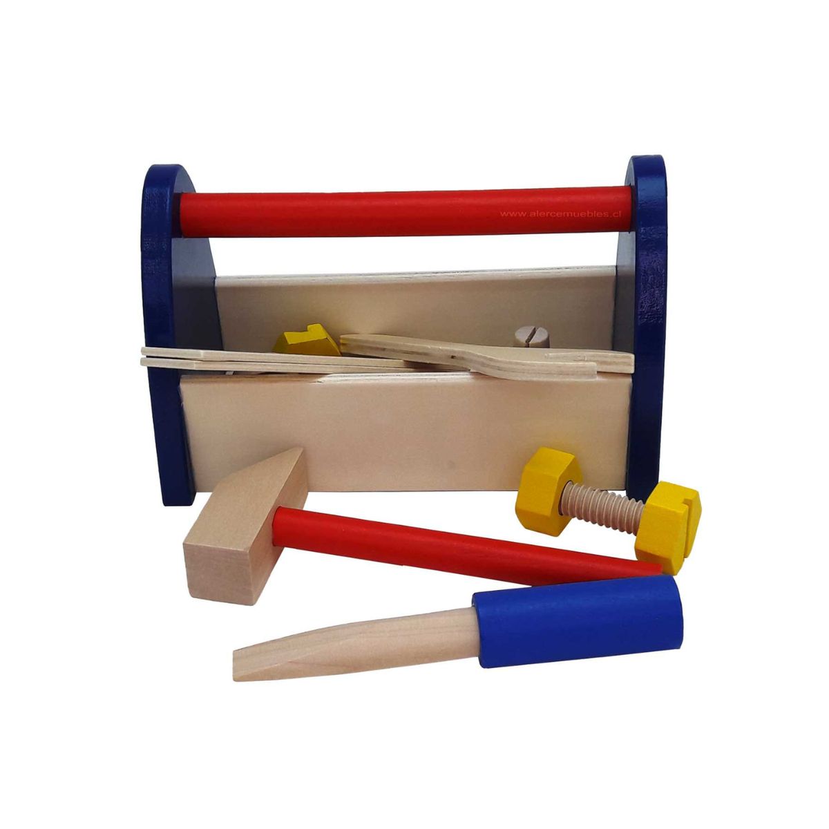 OEM - CANASTO HERRAMIENTAS MADERA MONTESSORI