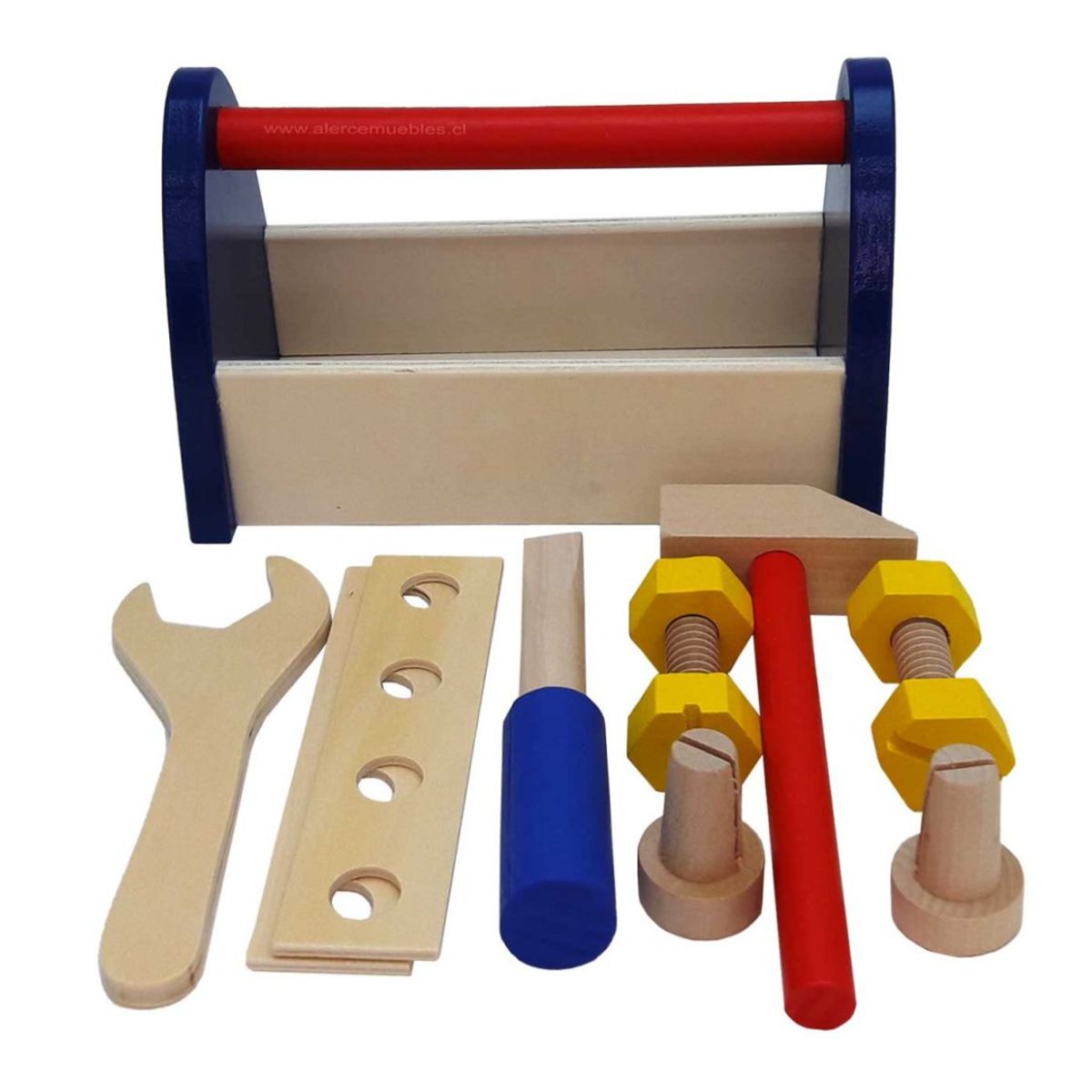 OEM - CANASTO HERRAMIENTAS MADERA MONTESSORI