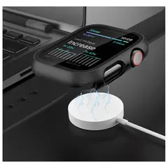 JOIGO - Carcasa Protector Con Lamina Para Apple Watch 44mm Transaparente