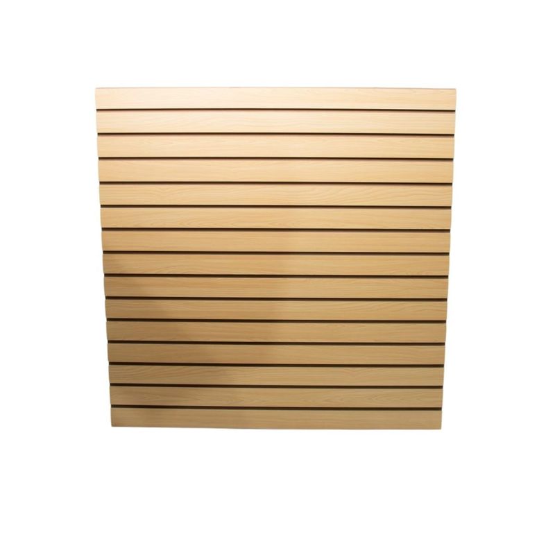 CITYSHOP - Panel ranurado 122×122 cm Color madera