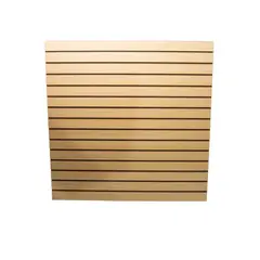 CITYSHOP - Panel ranurado 122×122 cm Color madera