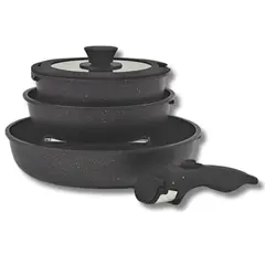 LERNEN - Batería De Cocina Homen Ollas 5 Piezas