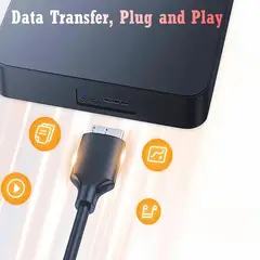 ULINK - CABLE USB-C A MICRO B M/M 1 METRO (DISCO DURO)