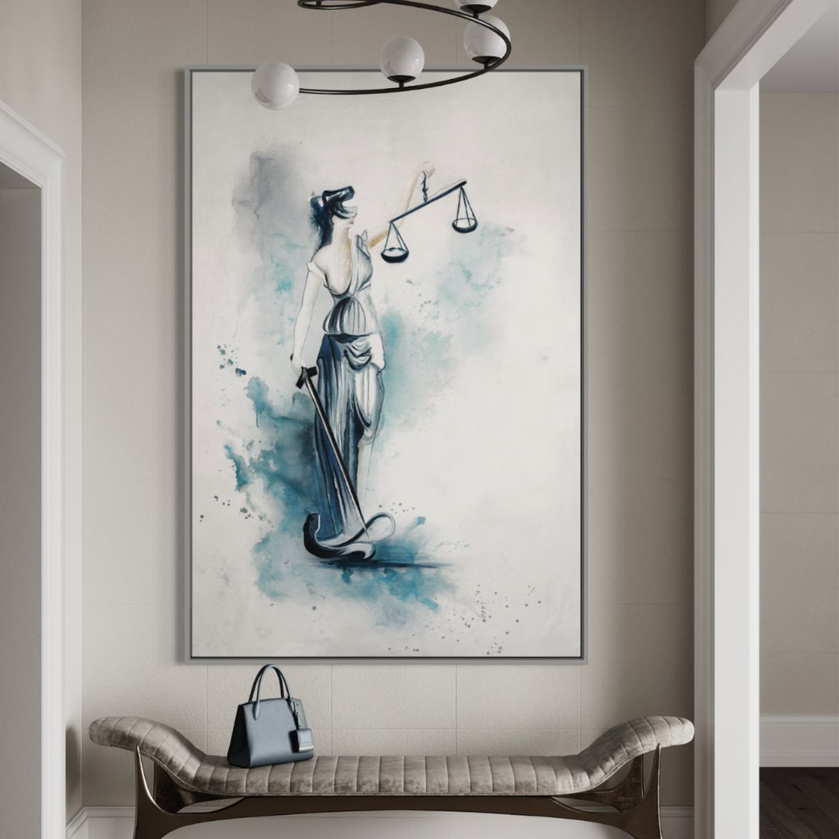 GENERICO - Cuadro decorativo abstracto 120 x 180