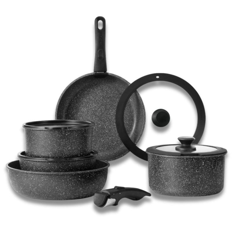 LERNEN - Batería De Cocina Homen Ollas 11 Piezas