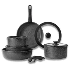 HOMEN - Batería De Cocina Ollas 11 Piezas