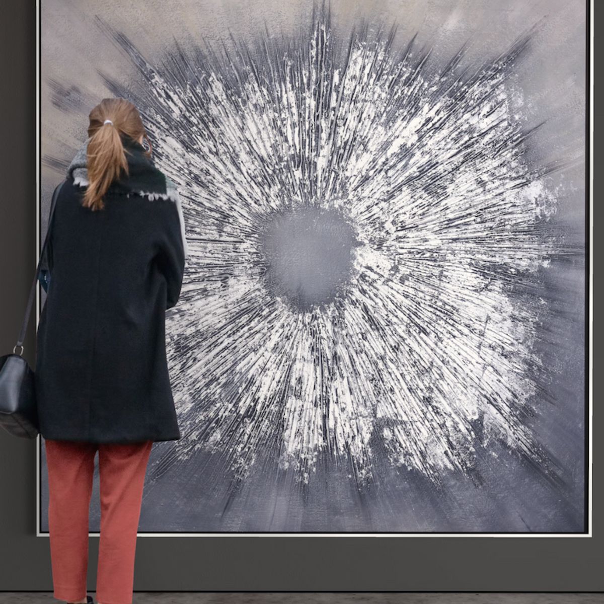 GENERICO - Cuadro decorativo abstracto 180 x 180