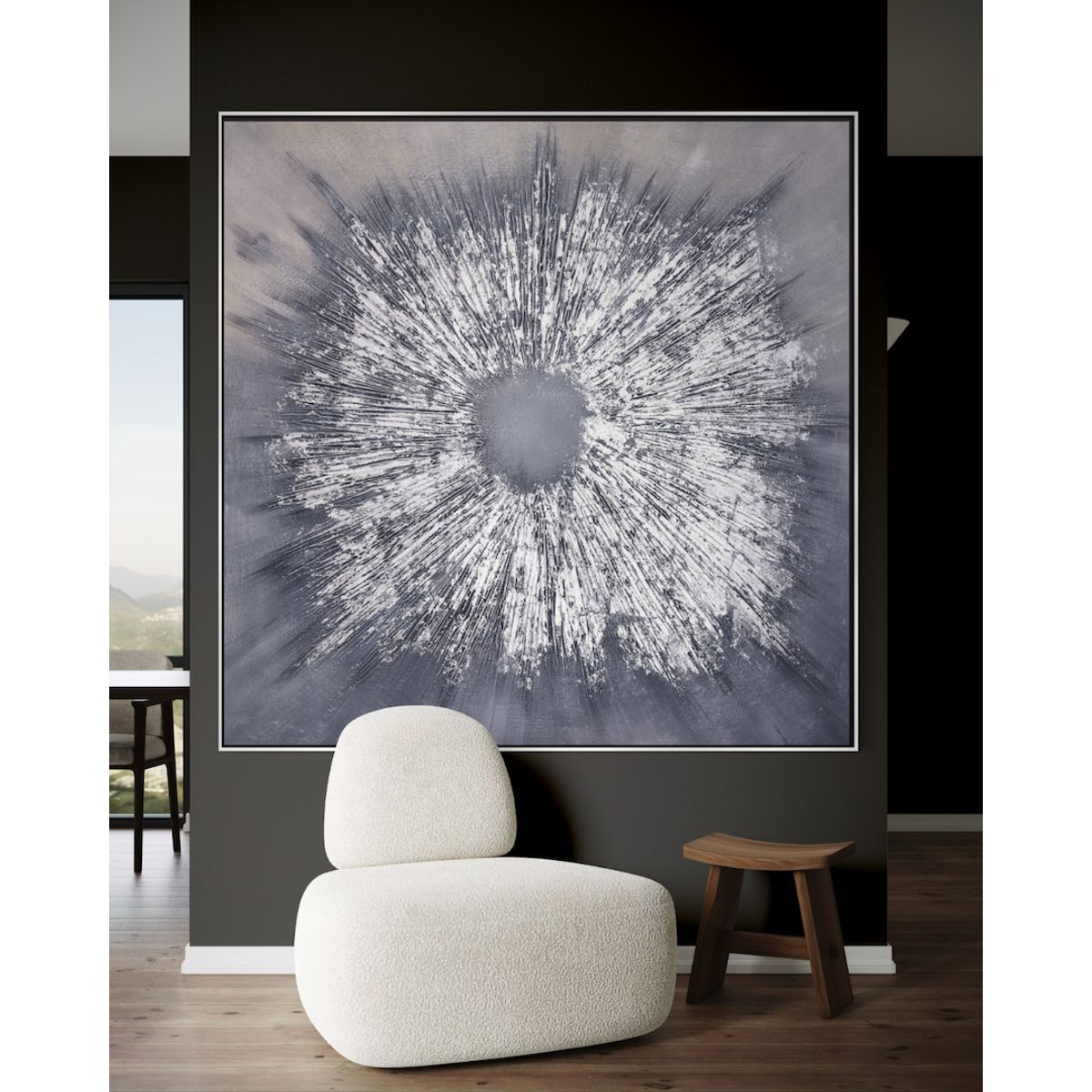 GENERICO - Cuadro decorativo abstracto 180 x 180