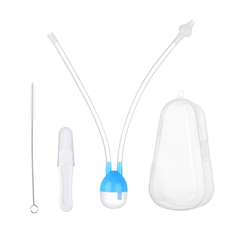 GENERICO - Aspirador Nasal Silicona Succión Limpiador Nariz Bebe caja