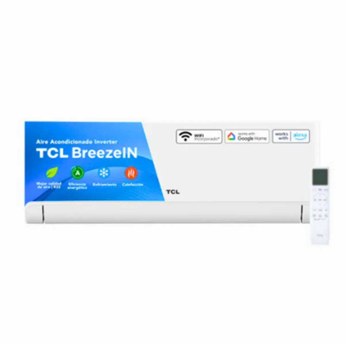 TCL - Aire Acondicionado Frío-Calor Inverter BreezeIN 12000 BTU WIFI
