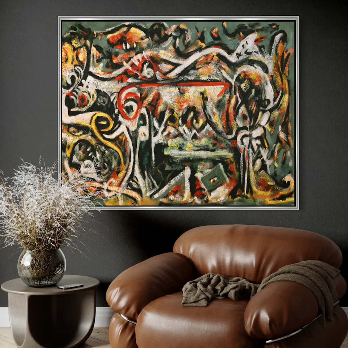 GENERICO - Cuadro decorativo abstracto 120 x 180