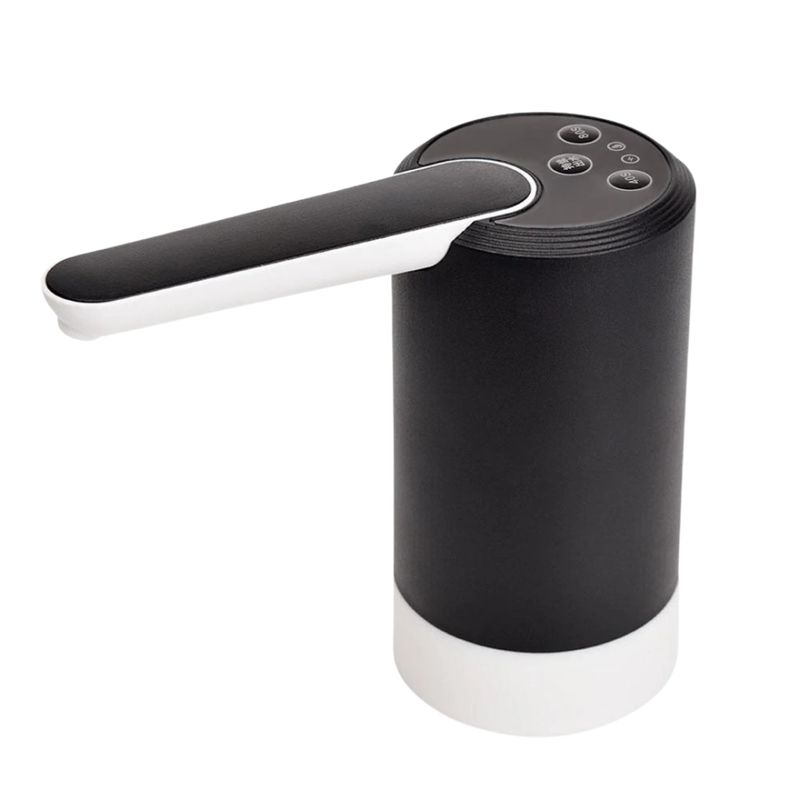 GENERICO - Dispensador Bomba Agua Para Botellones Automático Plegable Recargable Negro