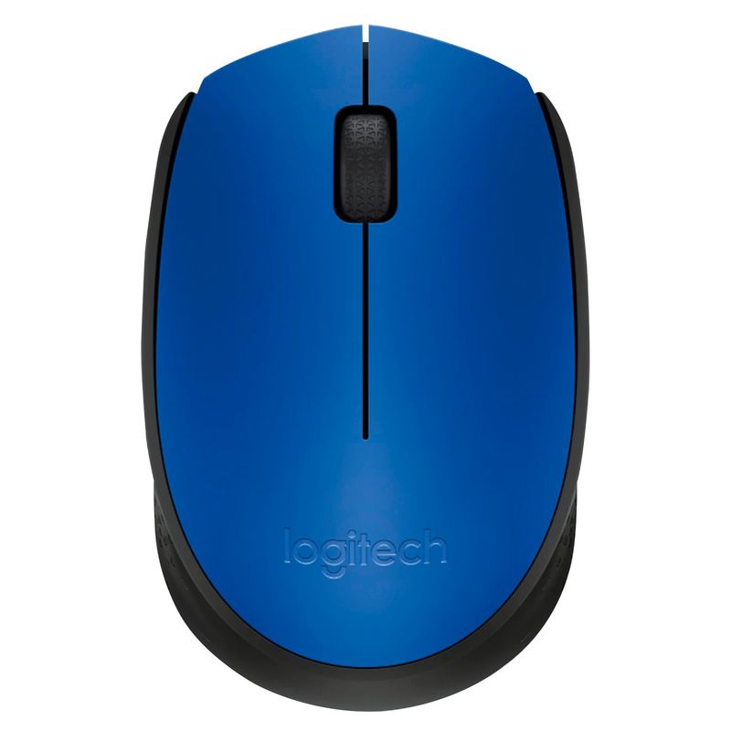 LOGITECH - Mouse Inalambrico Con Receptor USB Alcance 10m Logitech M170 Azul