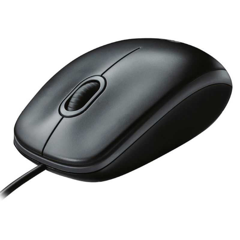 LOGITECH - Mouse Optico Ergonómico Con Cable USB 1200dpi Logitech M90