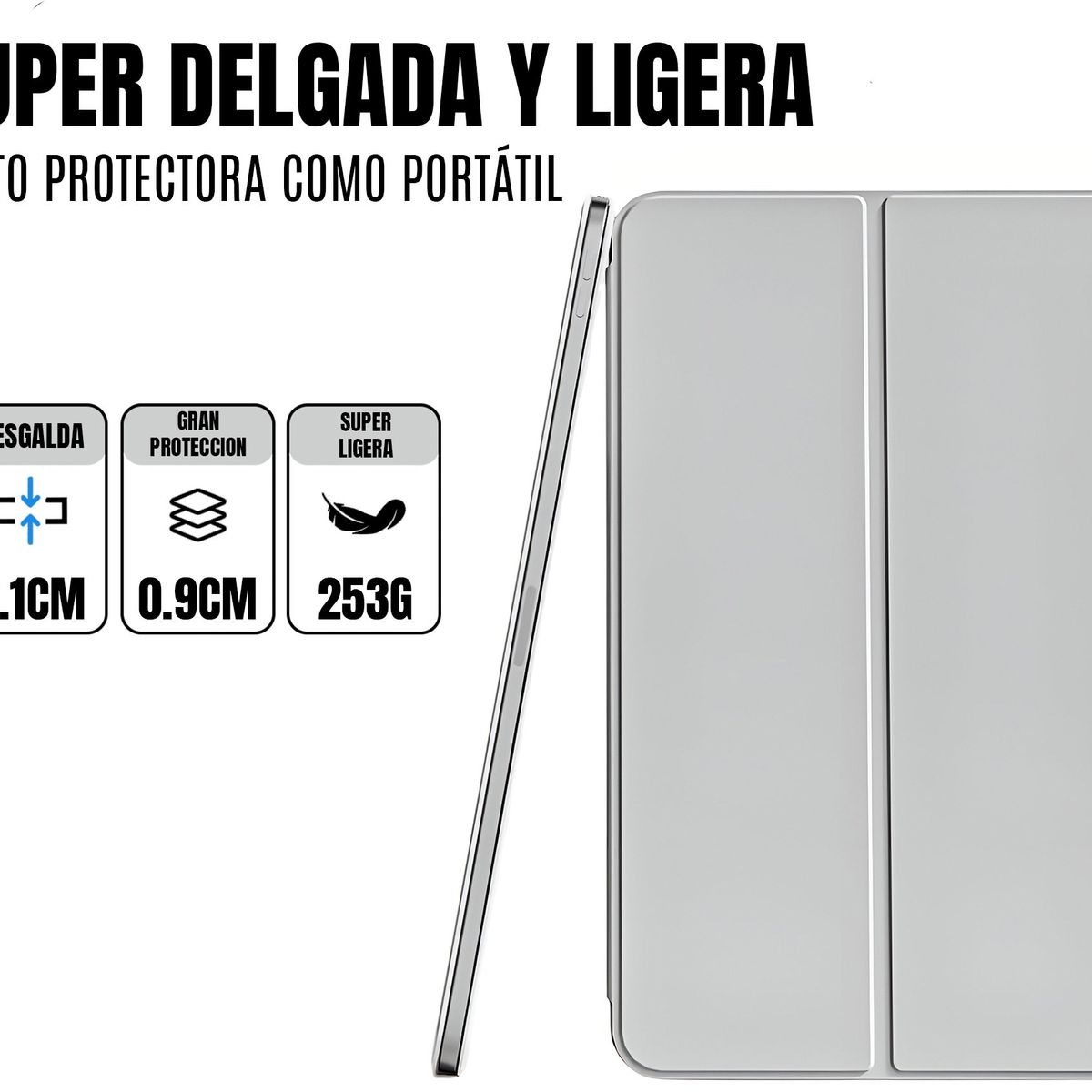 GENERICO - Funda Magnética iPad Pro 11 2da 3ra 4ta Generación Carcasa