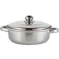 ROICHEN - Cacerola Baja Acero Inoxidable 26 cm / 4,5 litros Dussel