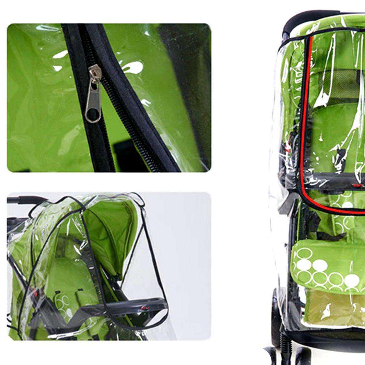 GENERICO - Funda Cochecito Impermeable Protector Viento Lluvia Ventana