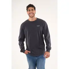 POLEMIC - Polera manga larga Procesada 6702