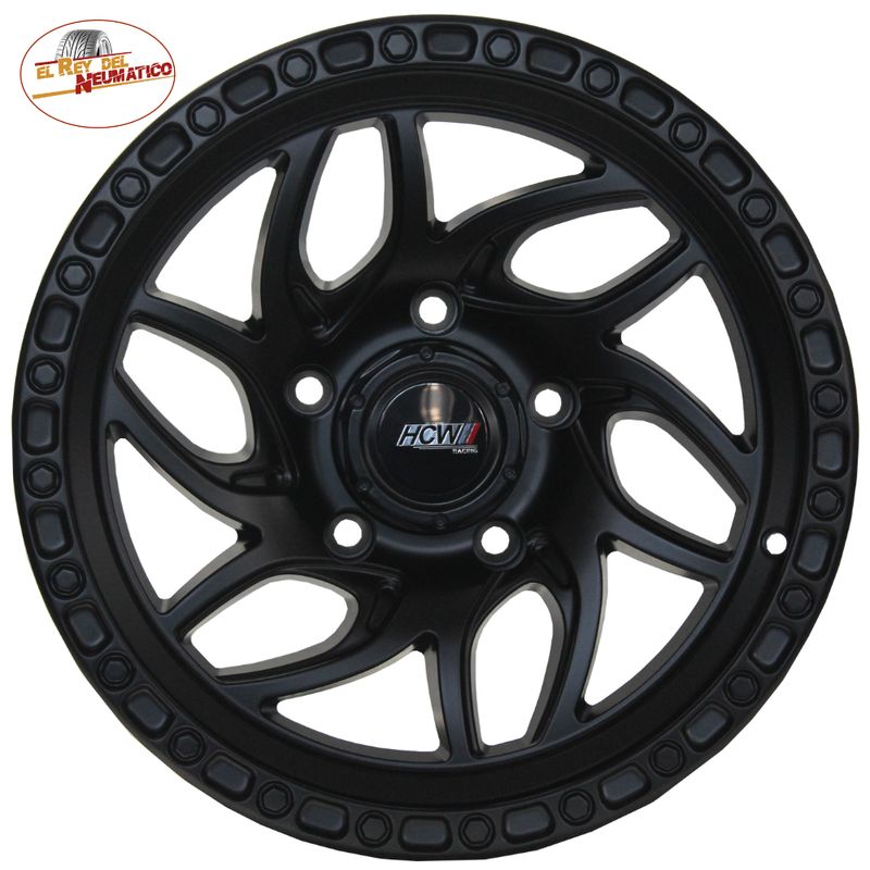 GENERICO - Juego 4 llantas 16x8" 5x139.7 OFF-12 CB110-Rey Del Neumático