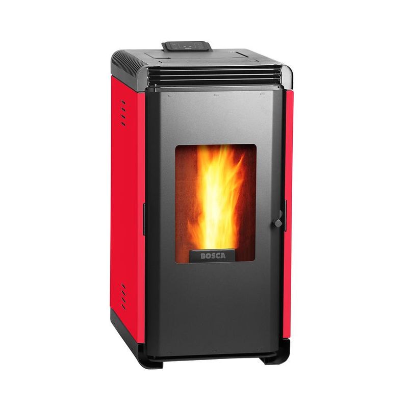 BOSCA - CALEFACTOR BOSCA A PELLET HERA ROJO