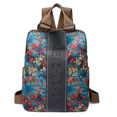 STARTECHOFFICE - Mochila Mujer Vintaje Antirrobo Alta Capacidad Nylon y Poliester