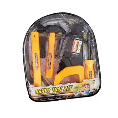 GENERICO - Juguete Mochila Herramientas Carpintero Para Niños 7pzas
