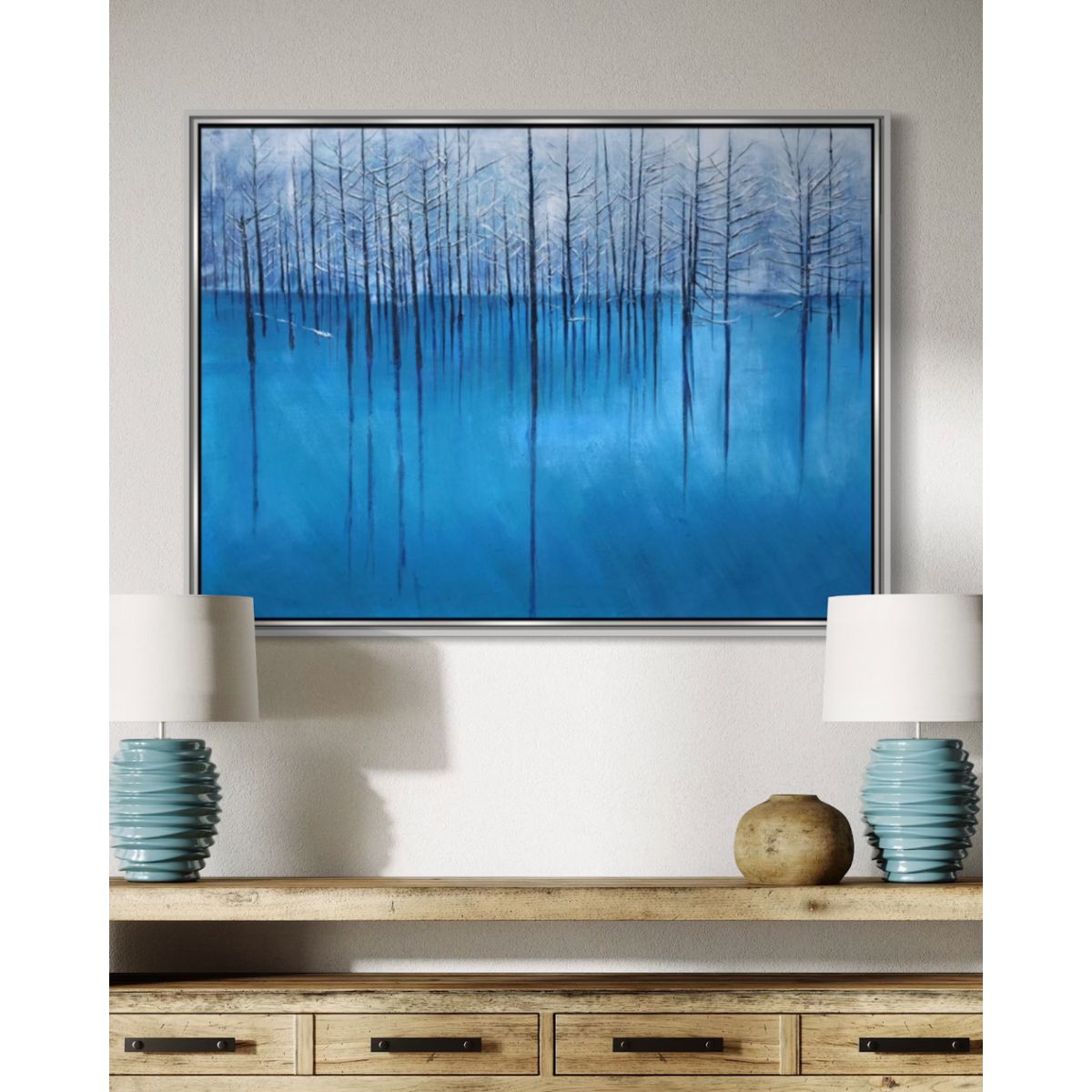 GENERICO - Cuadro decorativo abstracto 120 x 90