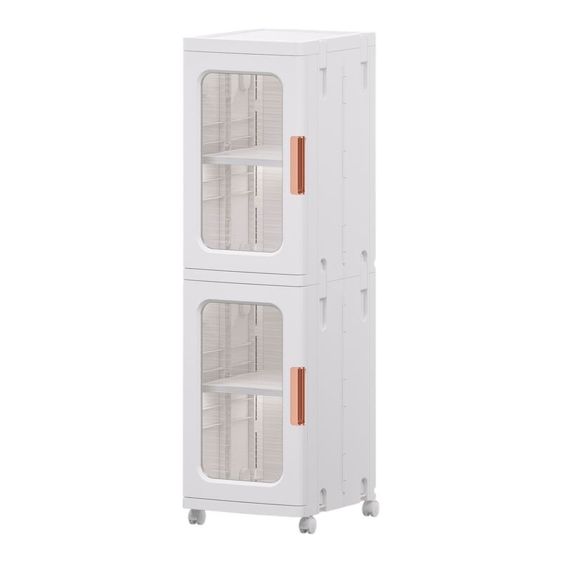 PROCHEF - Carro Armario Plástico 2 niveles 25x29x86 cm.