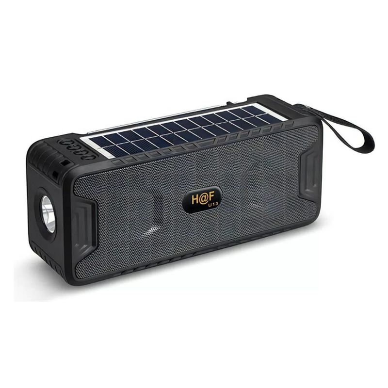 GENERICO - Parlante Bluetooth Luz Solar Portatil Usb Radio Linterna