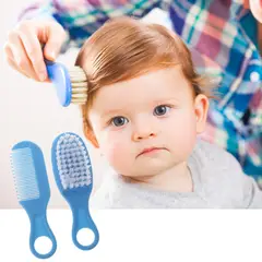 GENERICO - Set Peine Cepillo Suave Recién Nacido Higiene Cuidados Bebe