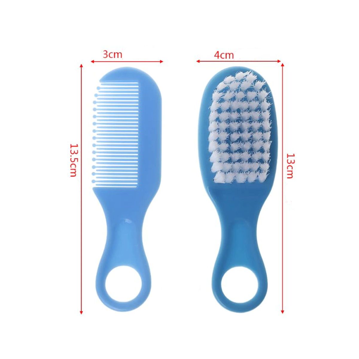 GENERICO - Set Peine Cepillo Suave Recién Nacido Higiene Cuidados Bebe