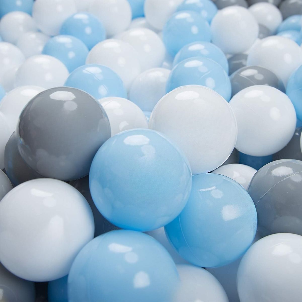 GENERICO - Pack 300 Pelotas Plasticas Para Piscina Colores Pasteles