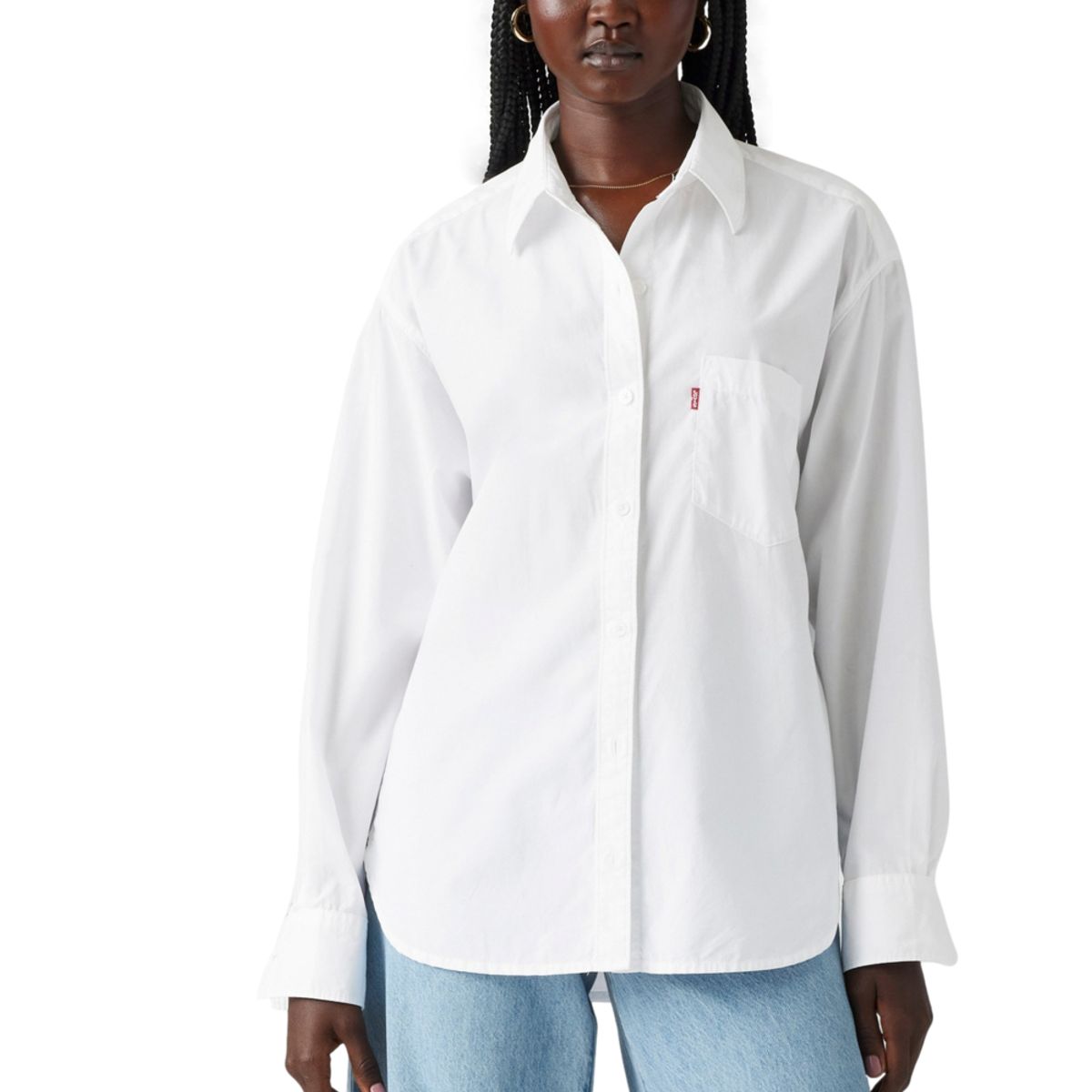 LEVIS - Camisa Mujer Harlie New Shirt Blanco Levis