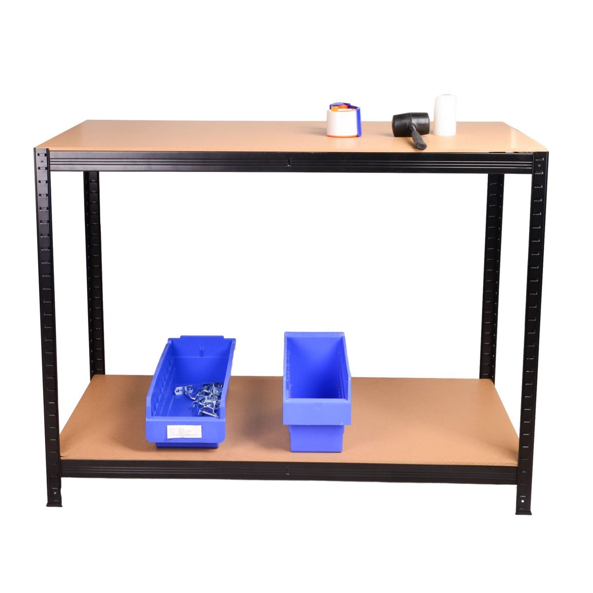 PROCHEF - Meson de Trabajo Acero y MDF 120x60x90 cm.