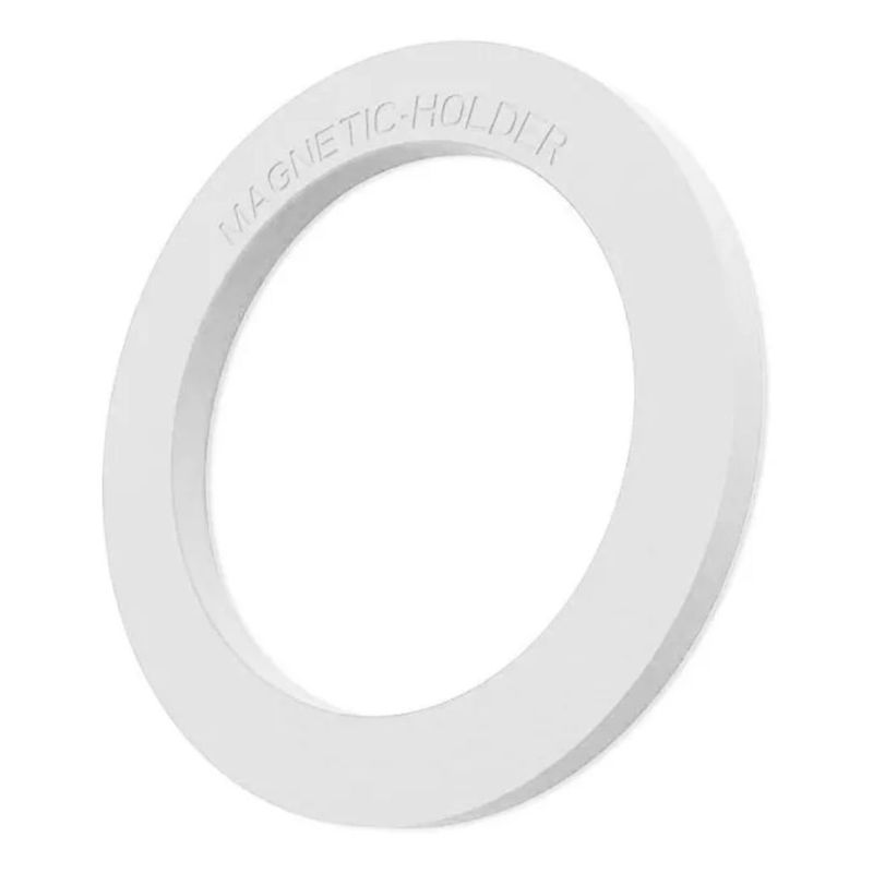 GENERICO - Anillo Magnetico Magsafe Universal Telefonos Multifuncional - Blanco