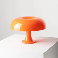 GENERICO - Lampara forma Hongo naranja de mesa