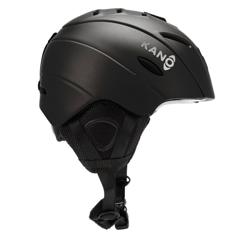 KANO - Casco De Ski y Snowboard Kano Patrol Black Ajustable