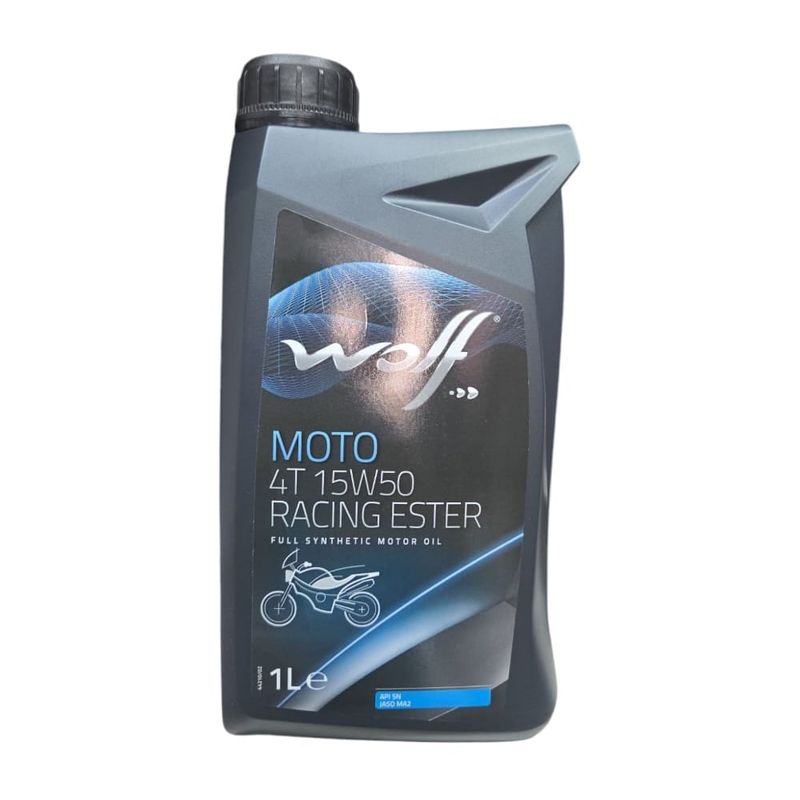GENERICO - Aceite Moto Wolf 15w 50 Full Sintético Racing 1L 4T