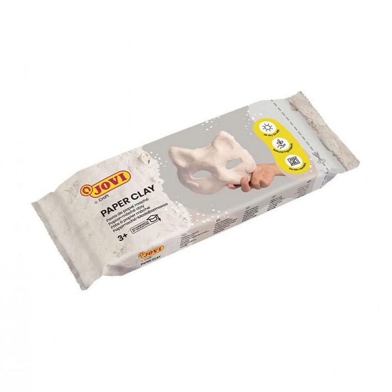 JOVI - Pasta para Modelar de Papel Maché 170g Jovi Paper Clay