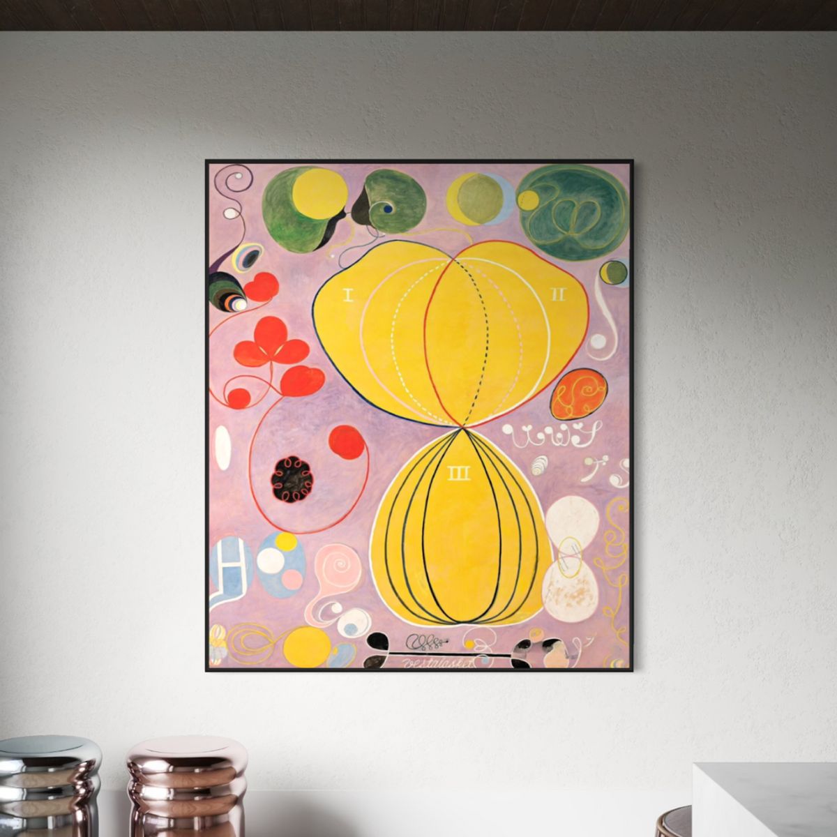 GENERICO - Cuadro abstracto decorativo 150 x 180