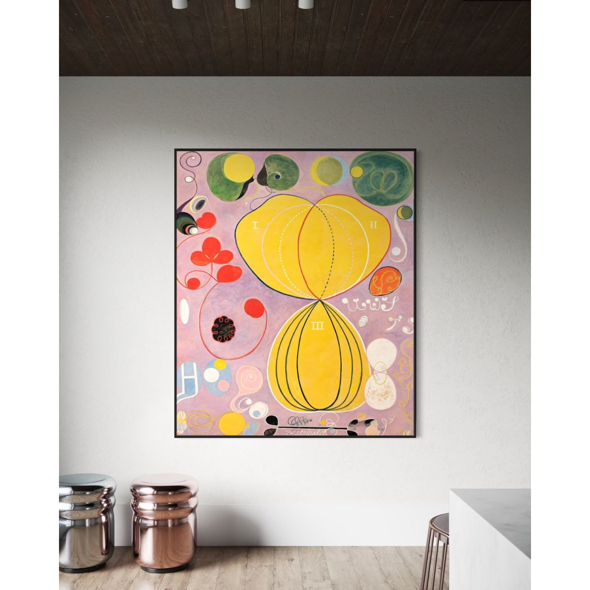 GENERICO - Cuadro abstracto decorativo 150 x 180