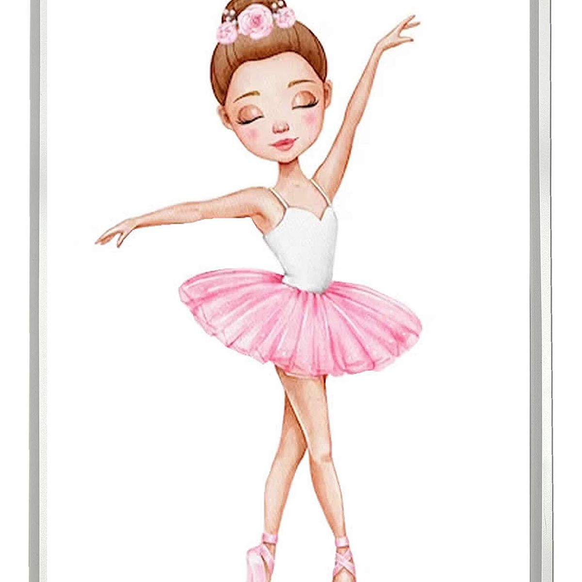 DECORACION CREATIVA - Set 3 Cuadros Infantil Niñas Ballet