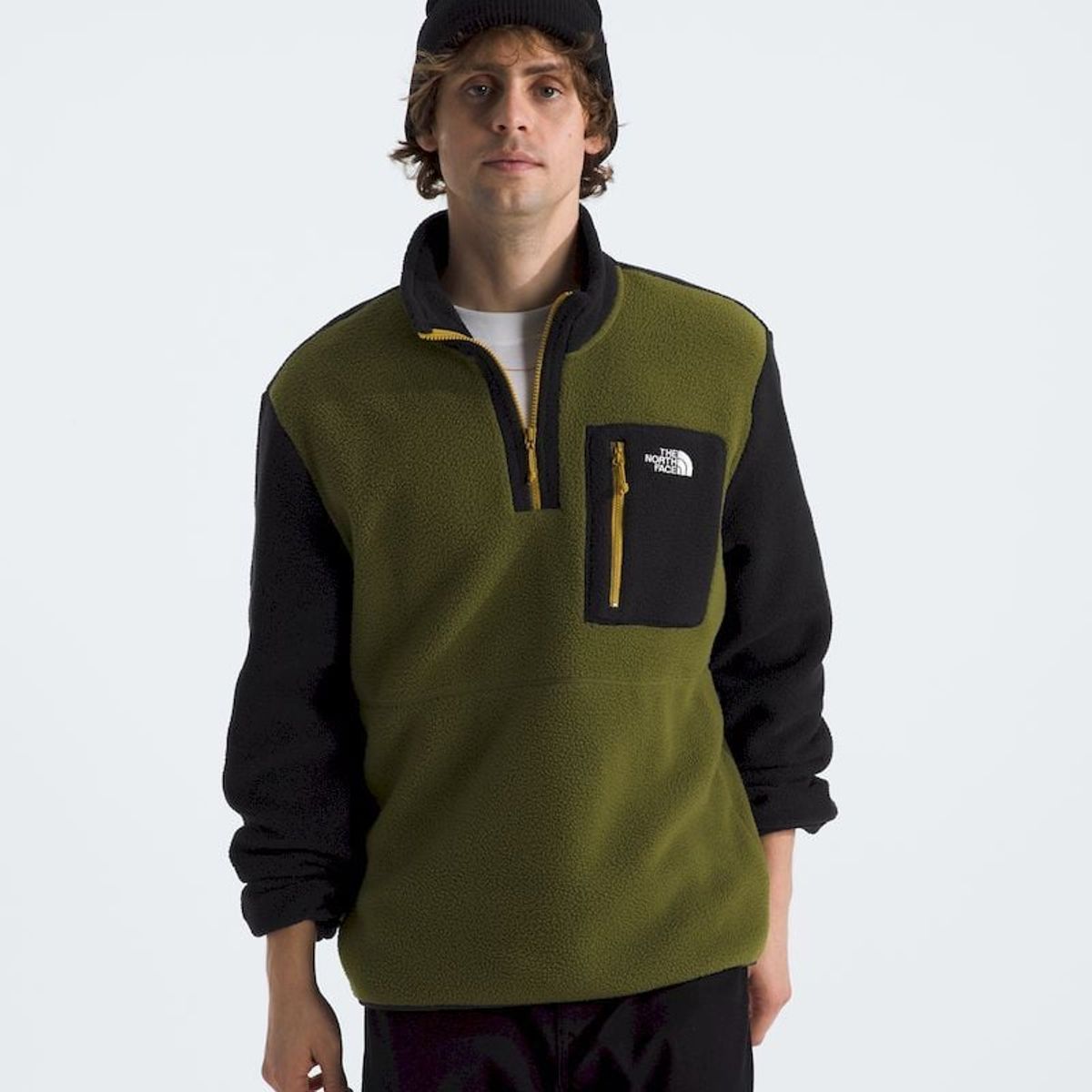 THE NORTH FACE - Polar Yumiori ¼ Zip Hombre - Verde
