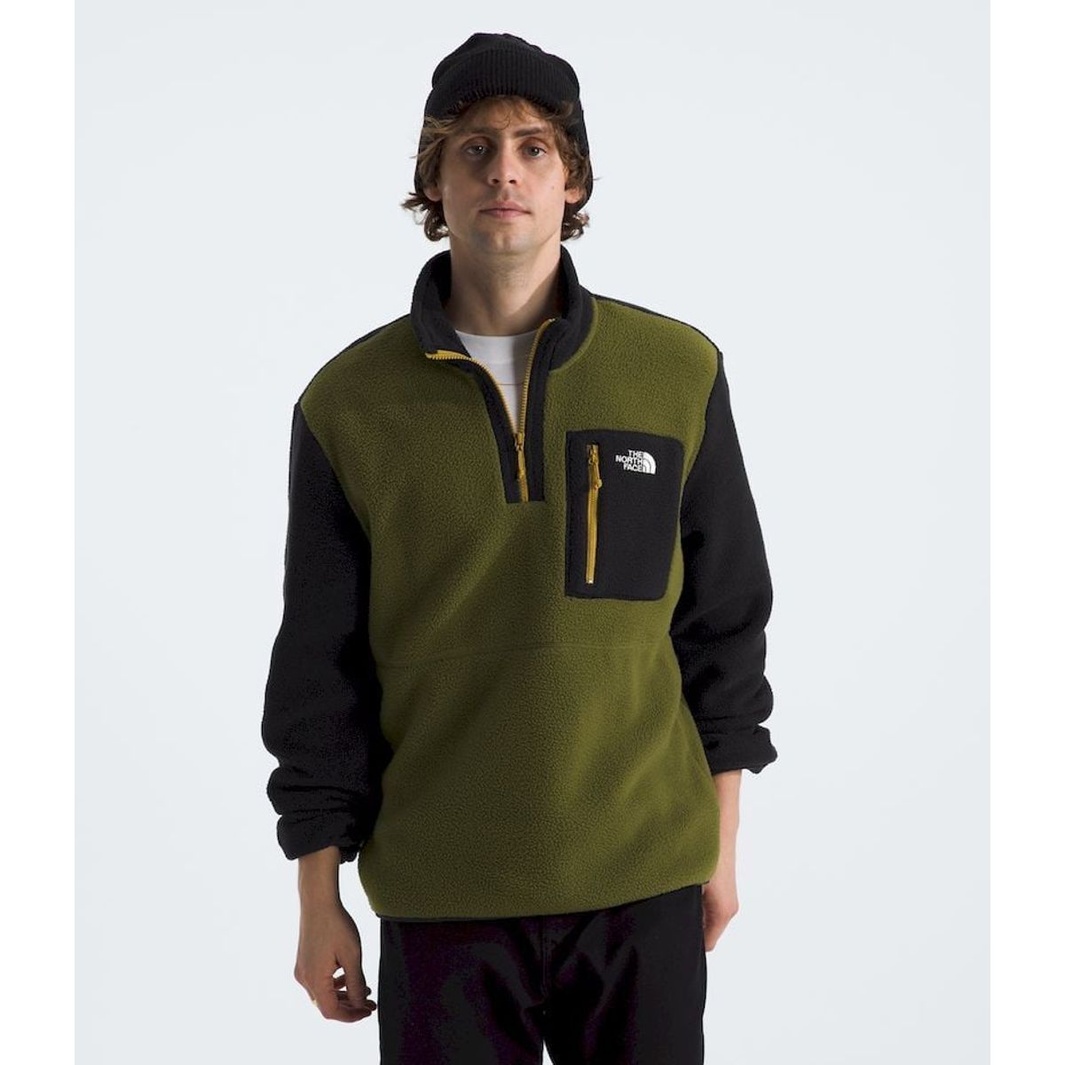 THE NORTH FACE - Polar Yumiori ¼ Zip Hombre - Verde