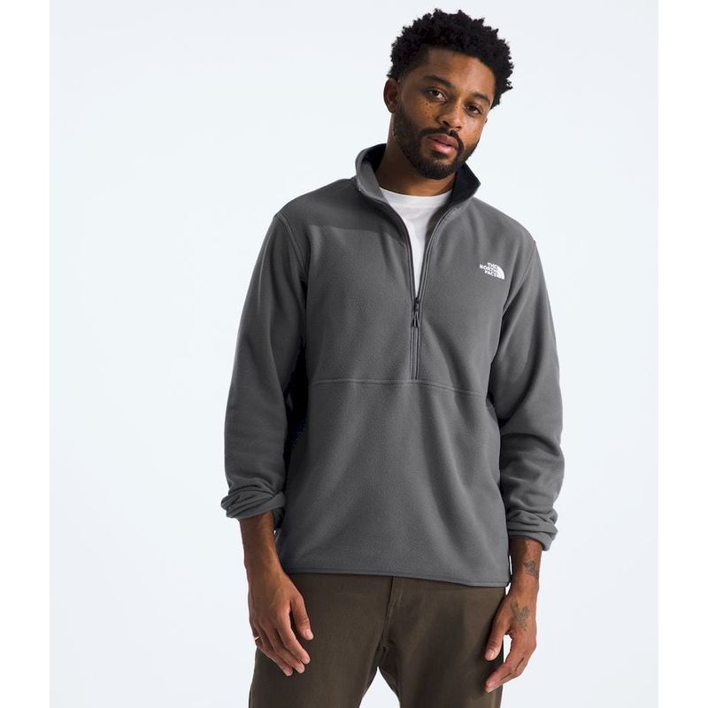 THE NORTH FACE - Polar Glacier 1/2 Zip Hombre - Gris