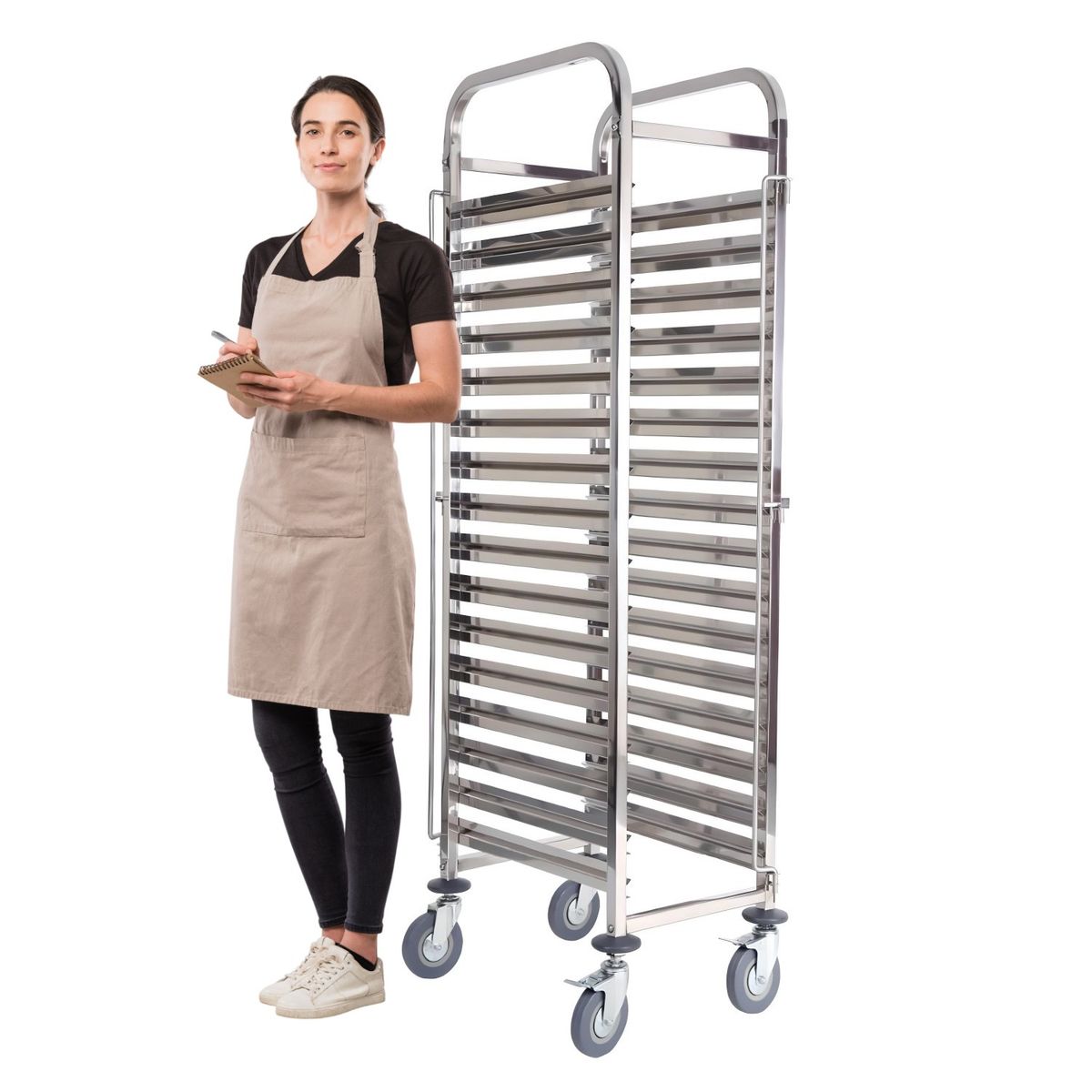 PROCHEF - Carro Bandejero 15 Bandejas GN 1/1. Acero Inoxidable