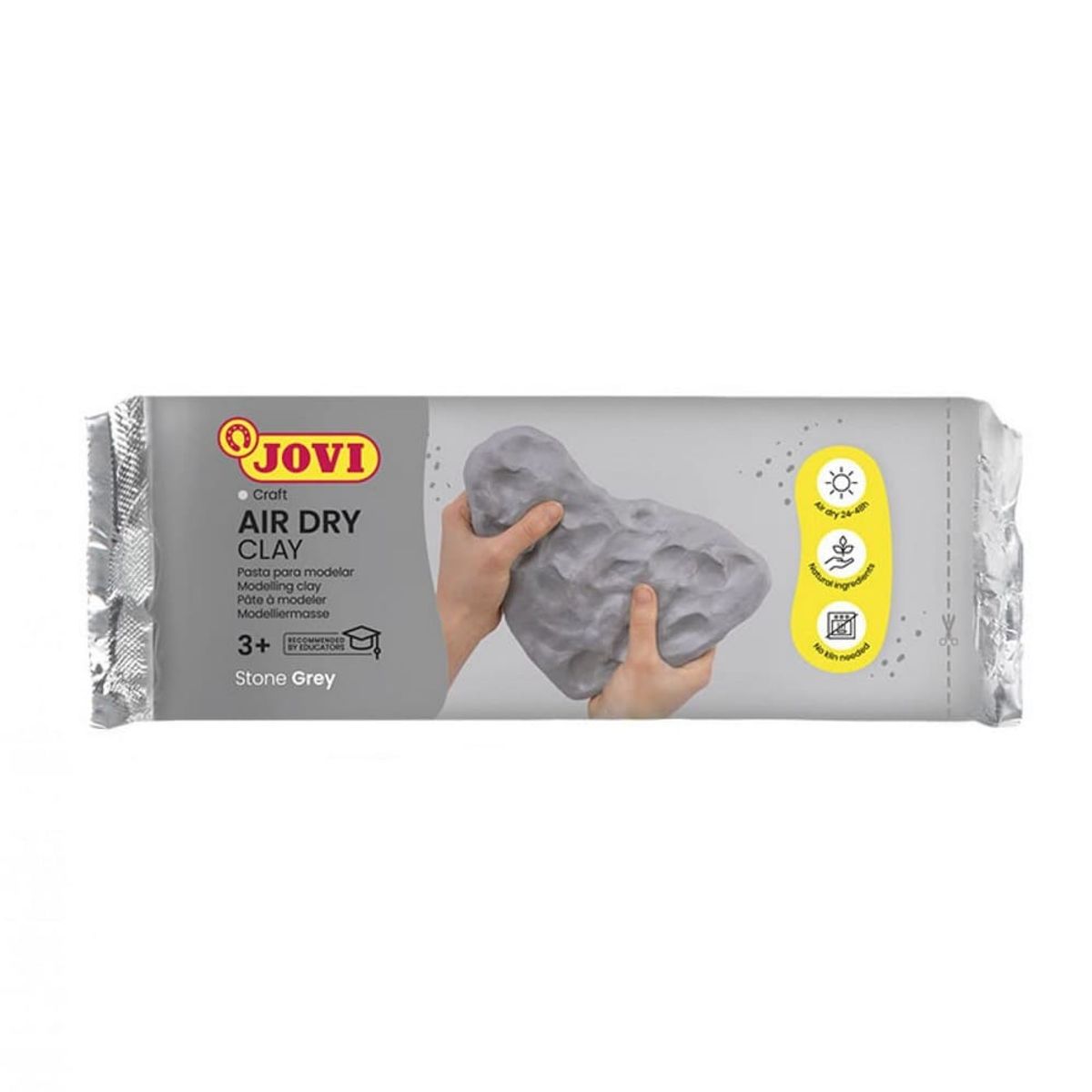 JOVI - Pasta para Modelar Gris Jovi Air Dry Clay 250GR