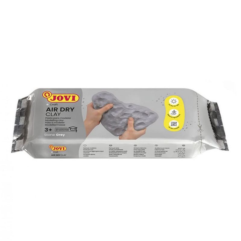 JOVI - Pasta para Modelar Gris Jovi Air Dry Clay 500GR