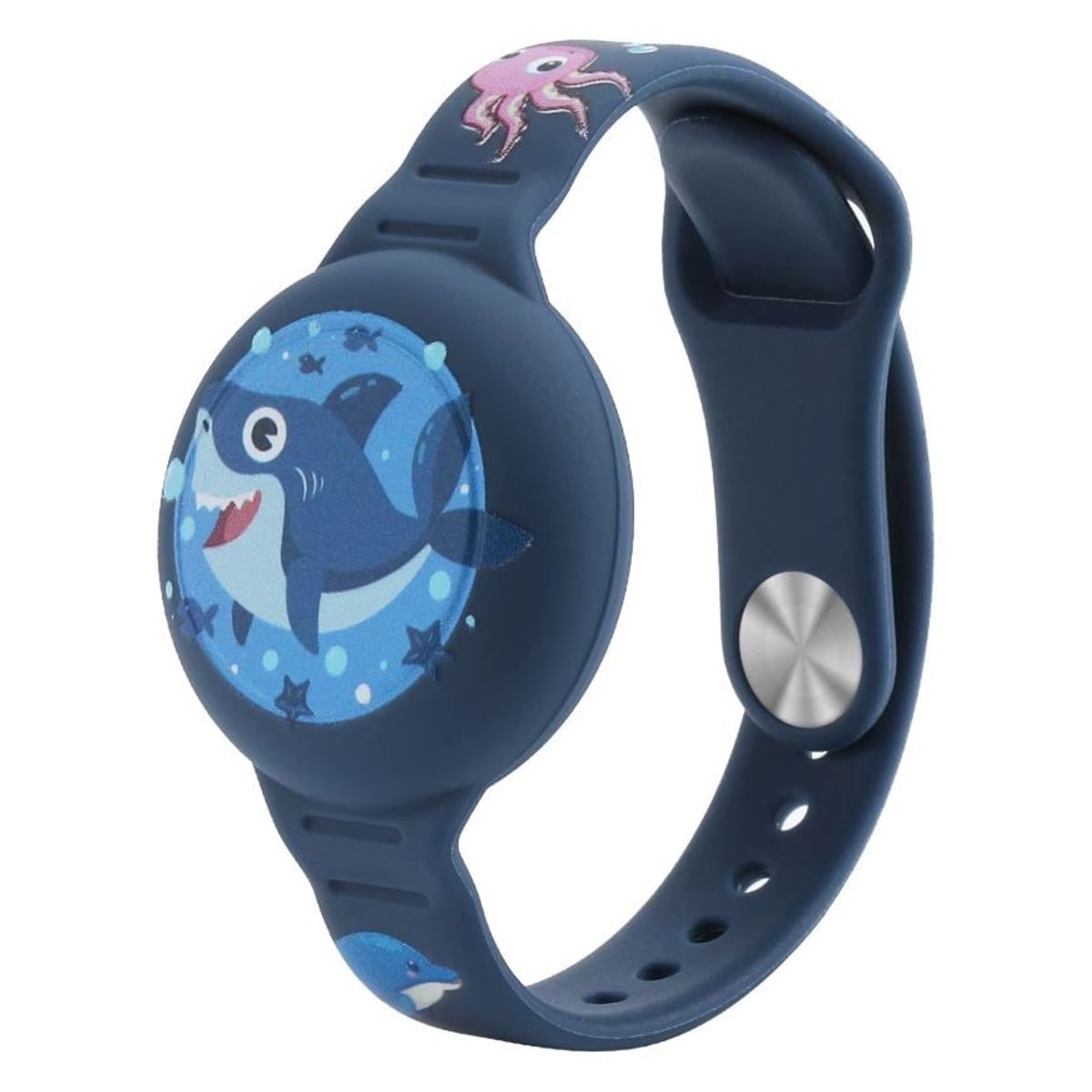 GENERICO - Pulsera Impermeable Para Airtag Niños Cartoon Tiburon